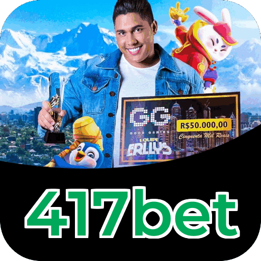 Interface do aplicativo 417bet mostrando jogos disponíveis no iOS e Android
